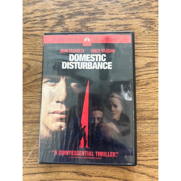 Domestic Disturbance 2001 Thriller DVD John Travolta Vince Vaughn Pre-Owned - Picture 1 of 4
